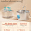 Cat Water Fountain Stainless Steel: 74oz/2.2L Cat Fountain for Drinking