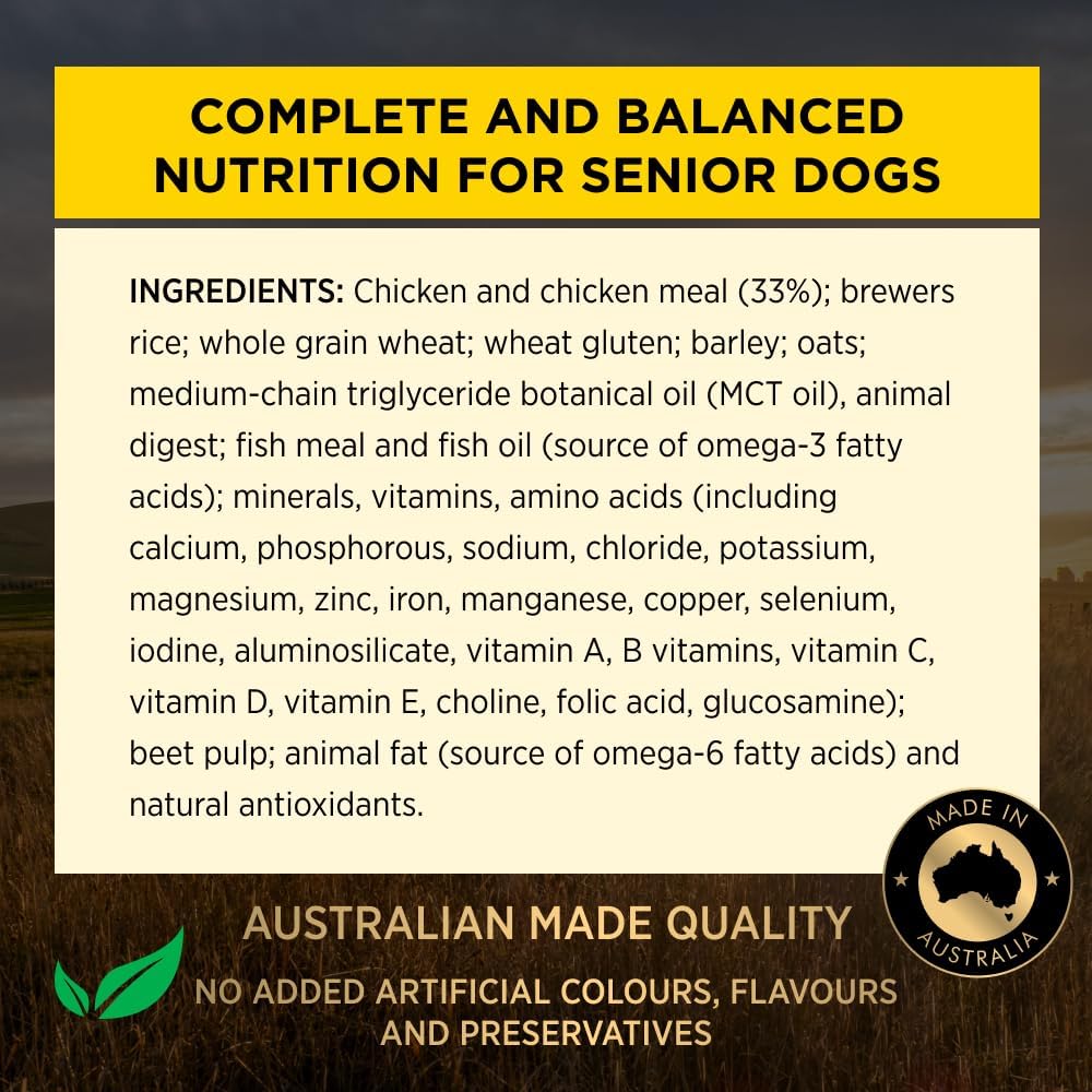 PURINA Pro Plan Adult 7+ Bright Mind Chicken Dry Dog Food 12kg