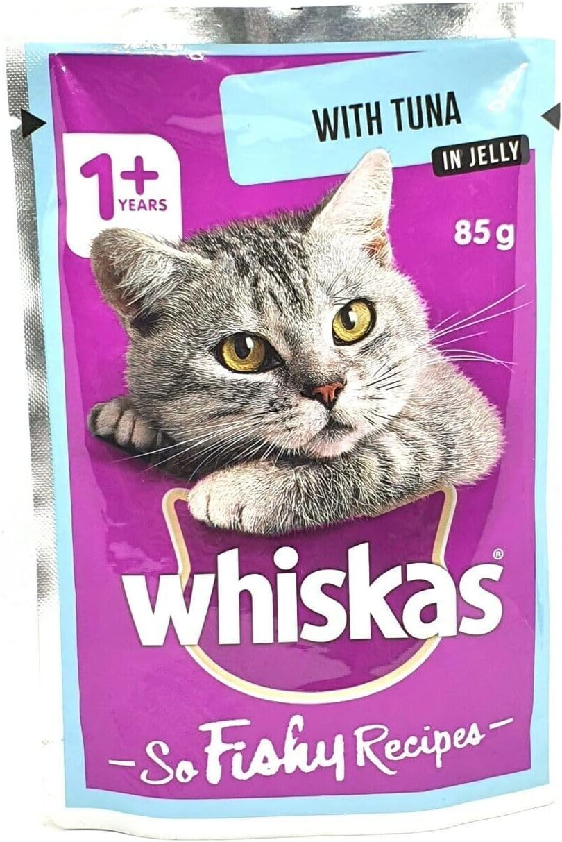 Whiskas So Fishy Ocean Platter in Jelly Adult Cat Wet Food 85g (Pack of 12)