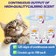 Cat Calming Diffuser, Cat Pheromones Calming Diffuser, Pheromone Dffuser to Calm Cats, Cat Calming Diffuser with 2 Diffuser + 4 Refill,120 Days for Cats Relief Stress Anxiety Purple