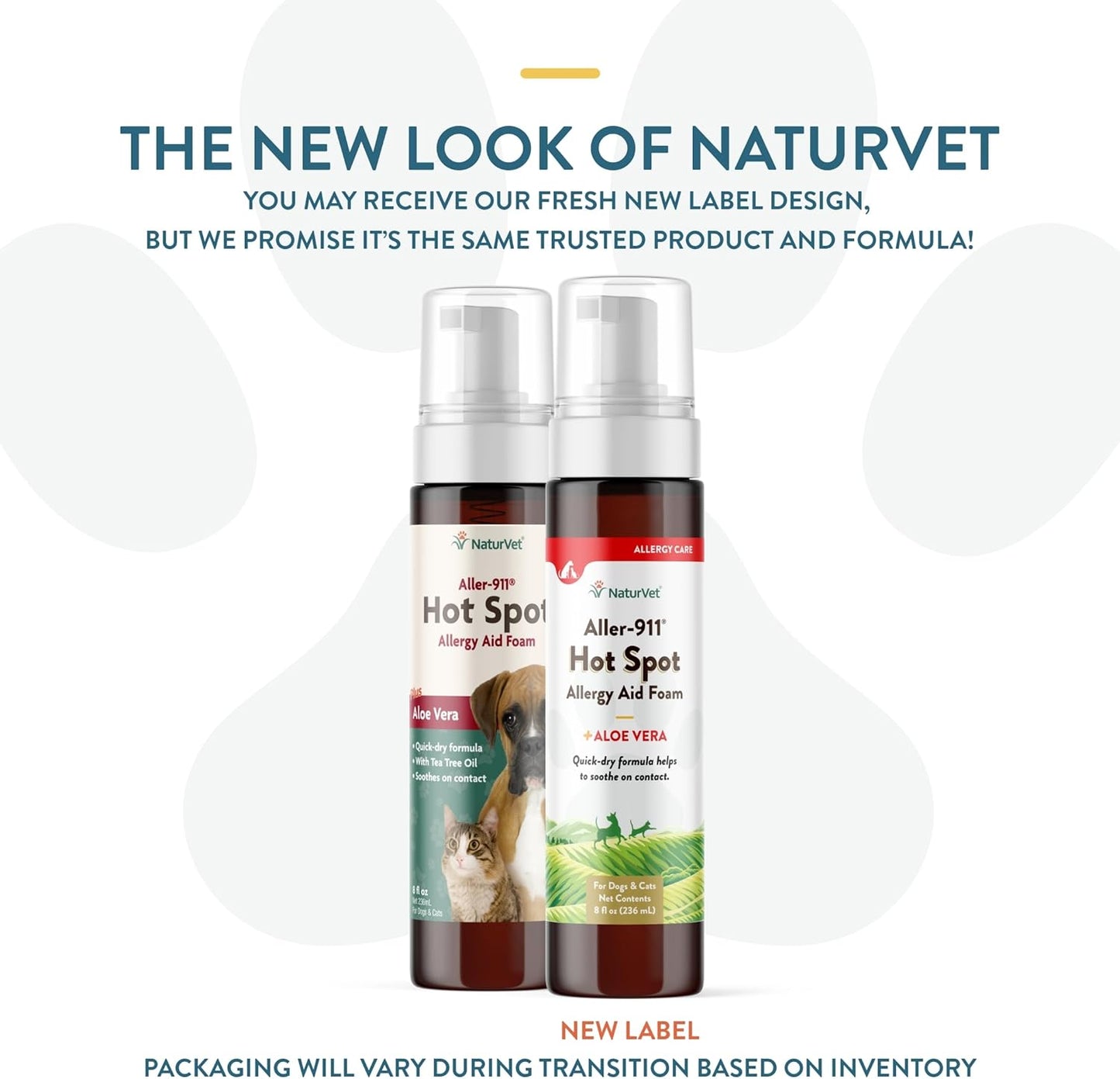 NaturVet Aller-911™ Hot Spot Foam for Dogs and Cats -- 8 fl oz