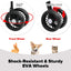Advwin 4 Wheels Pet Stroller Dog Cat Cage Stroller for Medium Small Travel Folding Carrier
