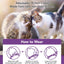 Calming Collar for Cats -4 Pack Soother Cats Calming Collars Anxiety Relief Stress Drug-Free & Lavender-Free -Adjustable for Small, Medium Large Cat -Natural Ingredients Pheromones Rapid Effect Purple