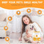 Pet Dental Finger Wipes for Dogs and Cats,50Pcs