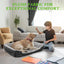 Bnonya Dog Bed, Orthopedic Small Dog Bed with Sides