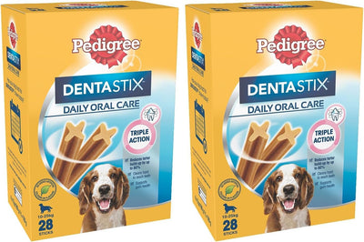PEDIGREE DentaStix Medium Dog Treats Daily Oral Care Dental Chews 56 Pack