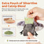 Cat Toys Flapping Bird (No Flying), Lifelike Sandpiper Chirp Tweet, Rechargeable Touch Activated Kitten Toy Interactive Cat Exercise