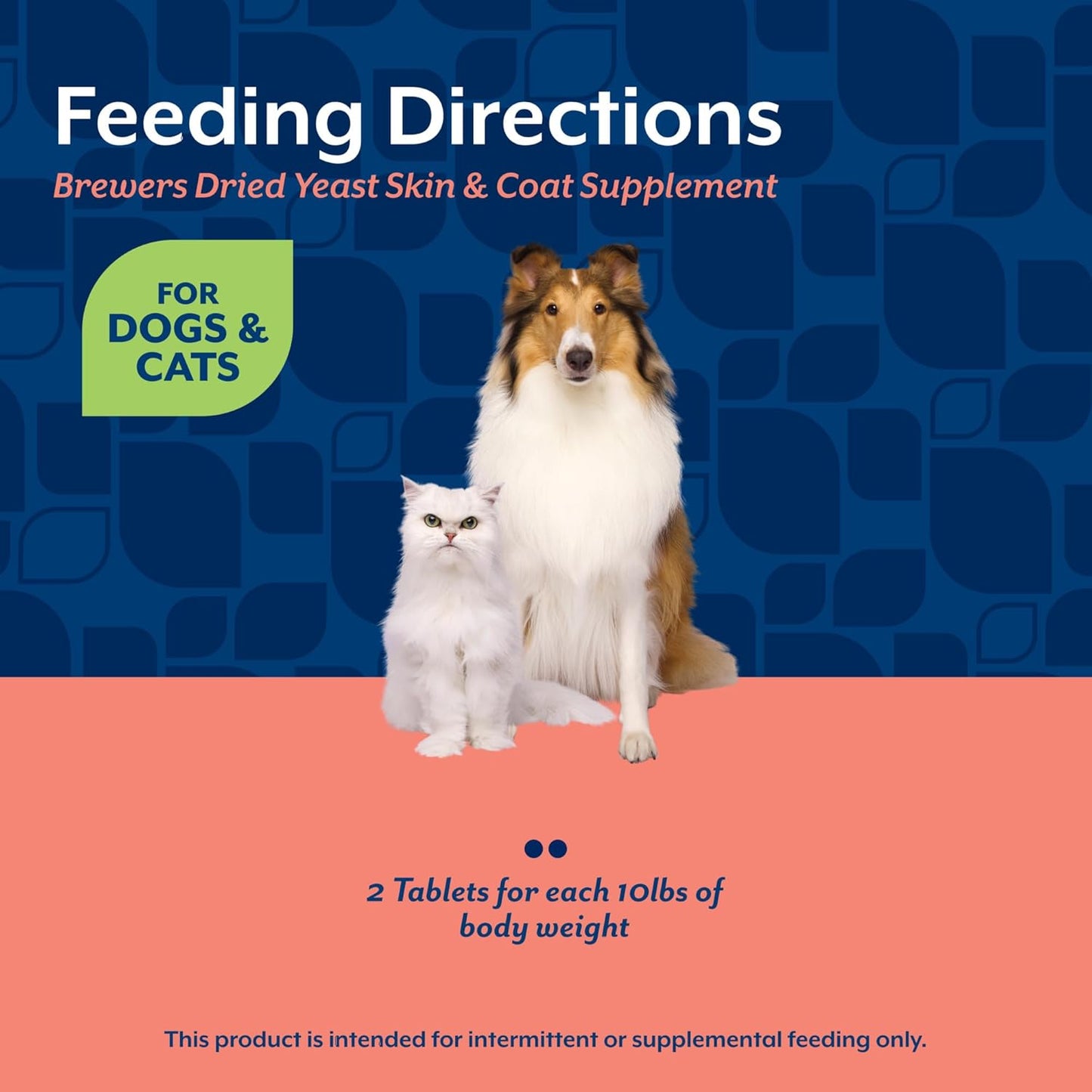 NaturVet Brewer's Dried Yeast Formula with Garlic Flavoring Plus Vitamins for Dogs and Cats, 1000 ct