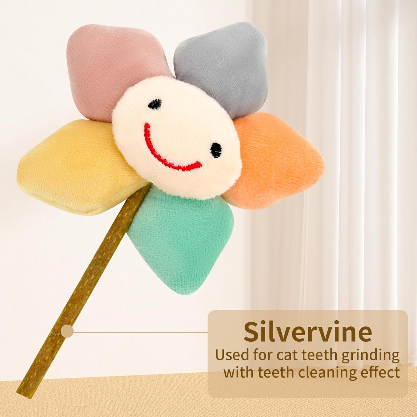 Catnip Toys for Indoor Cats - Cute Chew Toys for Teething, 3Pcs Bite Resistant Toy With Catnip