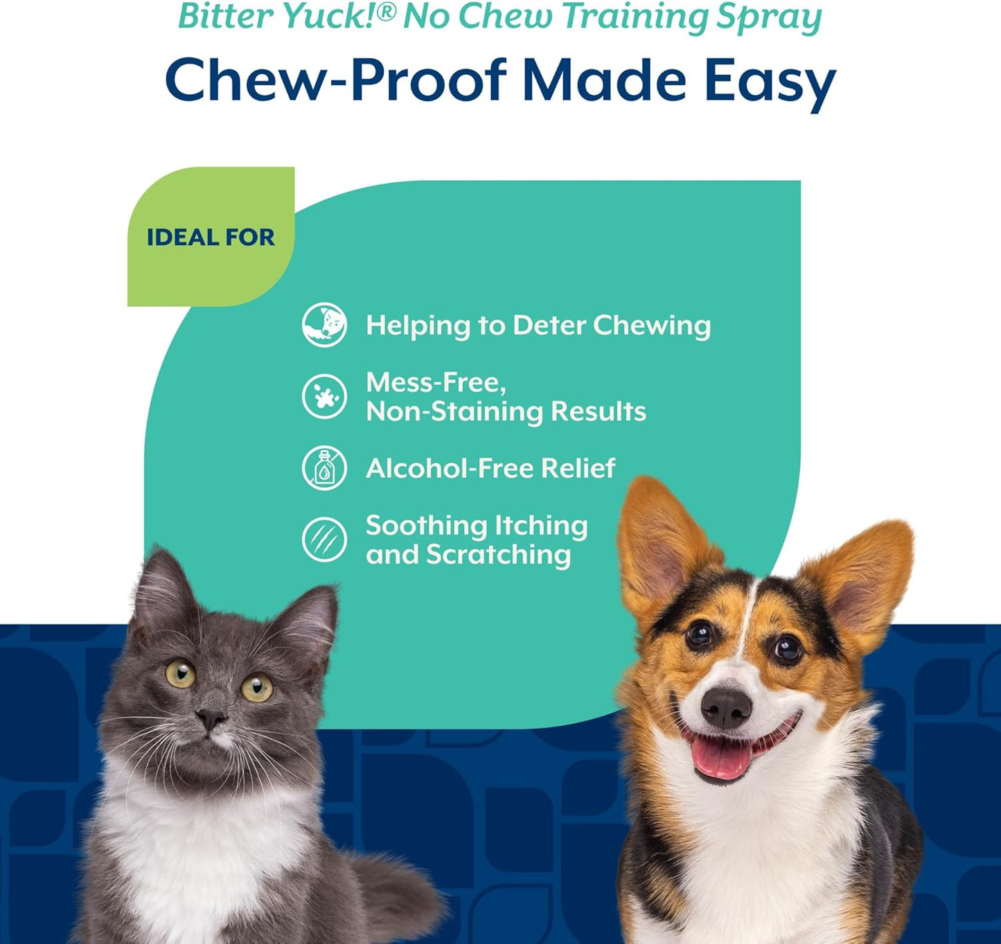 NaturVet Bitter Yuck No Chew Spray, 240 ml