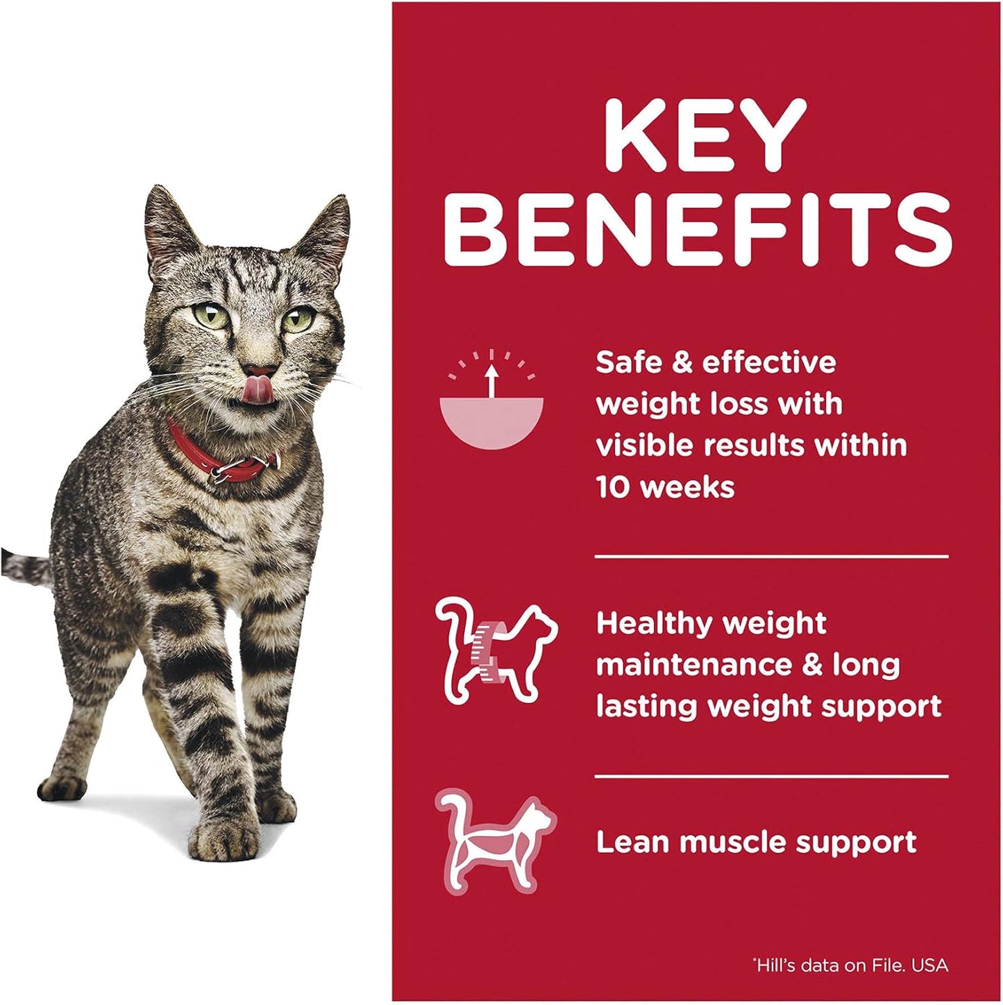 Hill's Science Diet Adult Wet Cat Food, Perfect Weight Chicken, 85g, 12 Pack, Cat Food Pouches