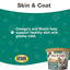 NaturVet – Skin & Coat Plus Omegas for Cats – 60 Soft Chews |  90 g, 60 Count ,Multripack