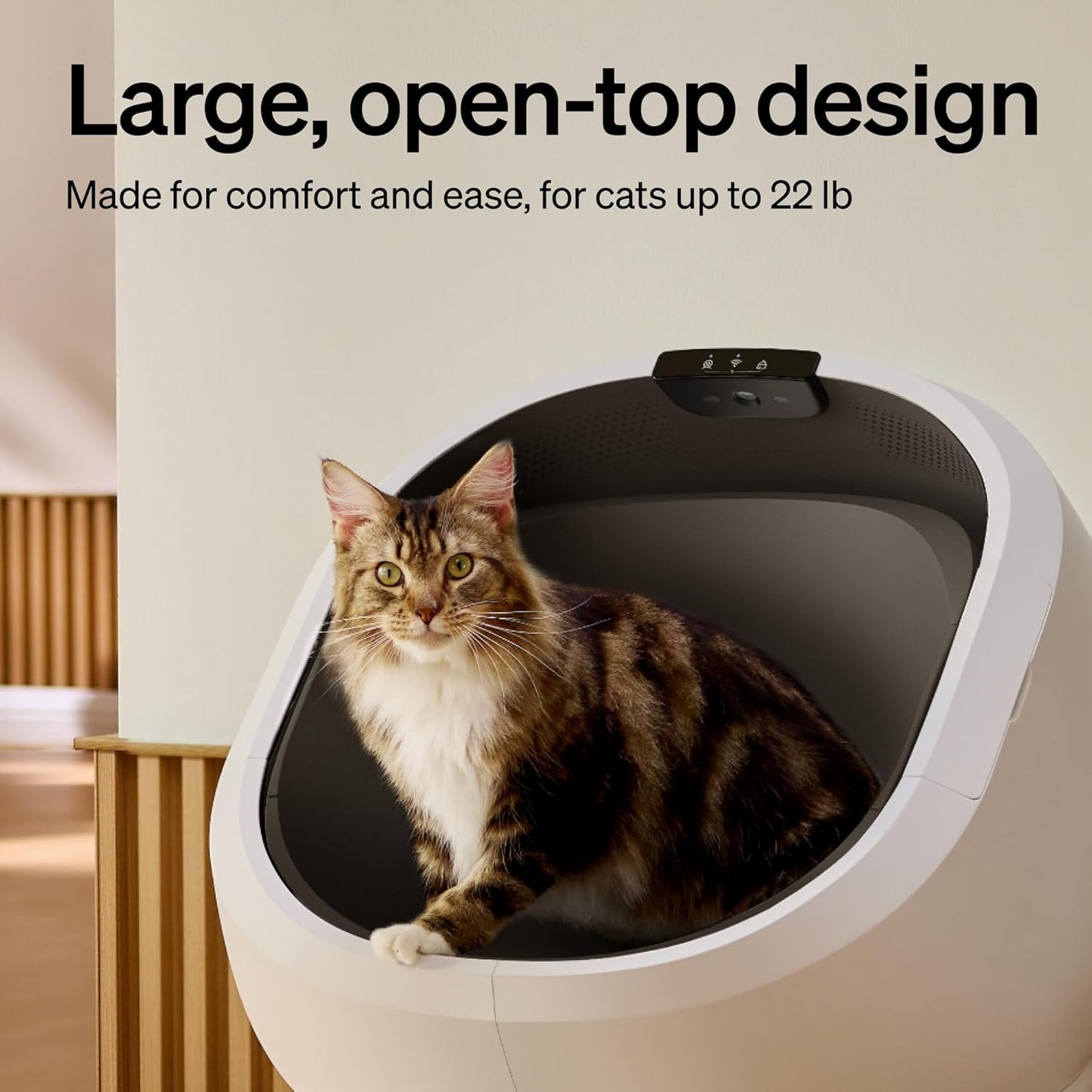 PETLIBRO Automatic Litter Box with AI-Camera Waste Analysis, Auto Odor-Control Self Cleaning Litter Box