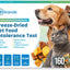 5Strands Freeze Dried Pet Food Intolerance Test for Dogs & Cats, Identify Food Ingredients Behind Gut Discomfort & Skin Issues, at-Home Hair Sample Collection Process, Non-Invasive, Results in 4 Days