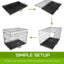 Dog Cage with Removable Tray
