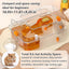 8-in-1 Dwarf Hamster Cage, No Assembly Full Transparent, Small Desktop/Breeding/Nursery Cage