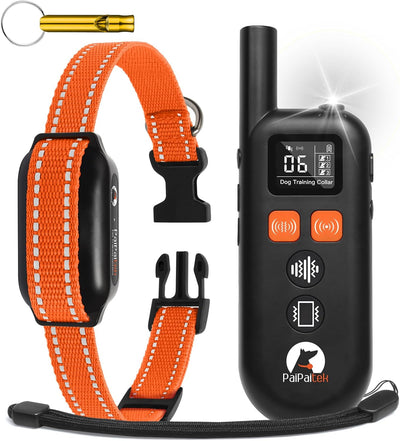 PaiPaitek Vibrating Dog Collar No Shock - 3300ft Dog Training Collar with Remote for 10-120lbs Small Medium Large