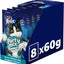 FELIX Adult Cat Treats Seafood Party Mix 8x60g
