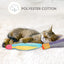 4Pcs Catnip Toy, Plush Cat Toys with Jingly Bell, Bite Resistant Chew Toys