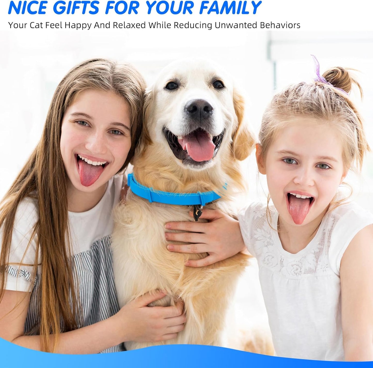 Pheromone Collar for Dogs: 4 Pack Calming Collars for Dogs - Anxiety Relief for Pets,Adjustable 25 Inch Size,Lasts 60 Days