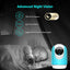 SV3C Indoor Security Camera 2K Pan/Tilt Wireless WiFi Pet Camera Temp & Humidity Cry Noise and Motion Detection, Two Way Audio 2.4G&5G Baby with Alexa