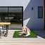 Indoor Dog Potty Toilet Grass Tray Pads Training Puppy Medium Mat (Pet Potty with 2 Grass Mat)