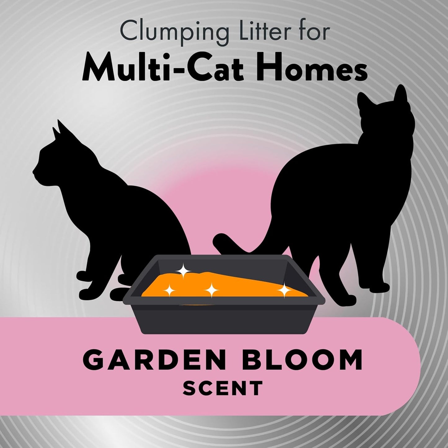 ARM & HAMMER Hardball Lightweight Platinum Multi-Cat Clumping Cat Litter Odor Control-USA Product