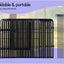 Beastie 24" Foldable Pet Dog Metal Playpen Enhanced, Universal Portable Pet Exercise Cage