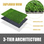 Indoor Dog Potty Toilet Grass Tray Pads Training Puppy Medium Mat (Pet Potty with 2 Grass Mat)