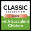 DINE Classic Collection Adult Wet Cat Food Slices with Succulent Chicken 7 x 85g, 6 Pack (42 Trays)