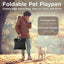 Foldable Pet Kitten Playpen, Upgrade Waterproof Portable Cat Dog Playpen Kennel Tent for Small Dog Cat