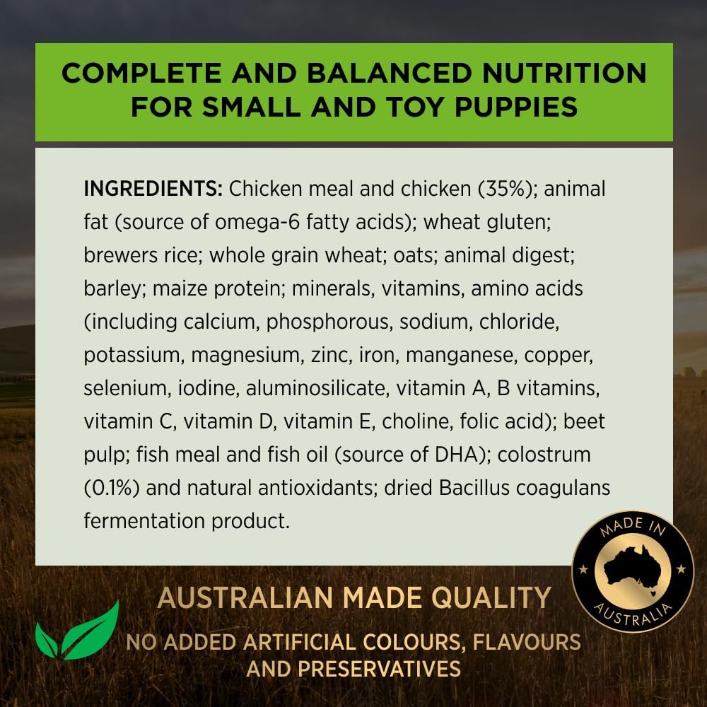 PRO Plan Puppy Dry Dog Food Small and Toy Breeds Chicken 2.5kg