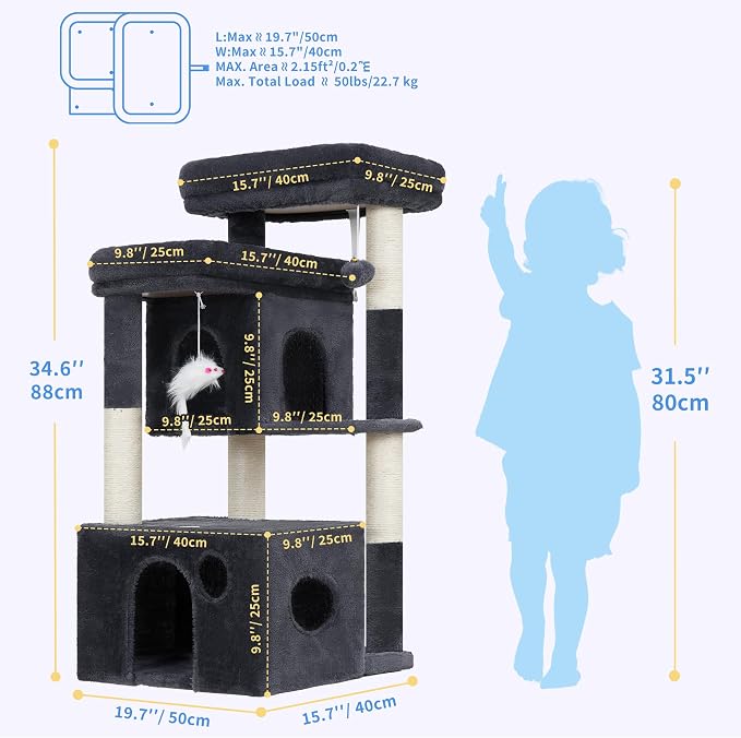 Heybly Cat Tree HCT205SG