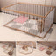 Enliansgo Dog Playpen 10 Panels Heavy Duty Dog Pen 54" Length Puppy Pet Playpen Outdoors & Indoors Anti-Rust Exercise Dog Fence with Doors for Medium/Small Pet Play for RV Camping Yard (Dog Playpens)