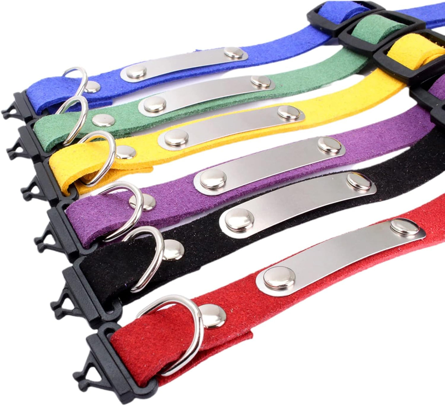 Yonsbox Personalized Anti Strangulation Kitten Cat Collars with Bell Breakaway
