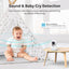 owltron Indoor Security Camera 2K, 360° Cameras for Home Security with Motion Detection, 2.4G WiFi for Baby/Pet/Nanny/Camara with Night Vision