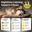 Melatonin for Dogs, Calming Chews with Valerian Root  Chicken Flavor, 90Ct