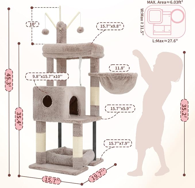 Heybly Cat Tree，HCT202SMU