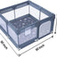 Foldable Portable Dog Fence With Door - Indoor and Outdoor Pet Cage