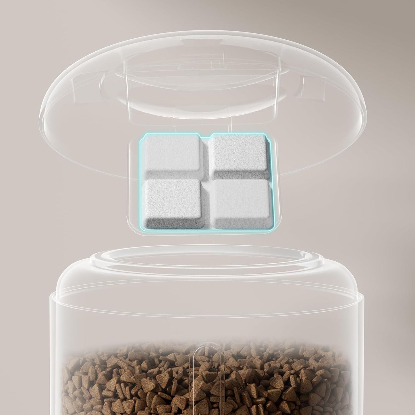 PETLIBRO RFID Automatic Cat Feeder, 5G Wi-Fi Automatic Pet Feeder, 3L One Auto Cat Feeder App Control with Collar Tag Sensor, Tag Activated Automatic Cat Food Dispenser, Pet Food Desiccant Bags
