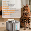oneisall Wireless Cat Water Fountain, 3.5L/118oz Battery Operated with Motion Sensor