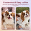 HICC PET Cleaning Deodorizing Wipes for Dogs & Cats, Vet Recommended Nourishes Smoothes Fur Pet Grooming Wipes with Fermented Coconut Oil (100 Counts (Thicken), Rose)