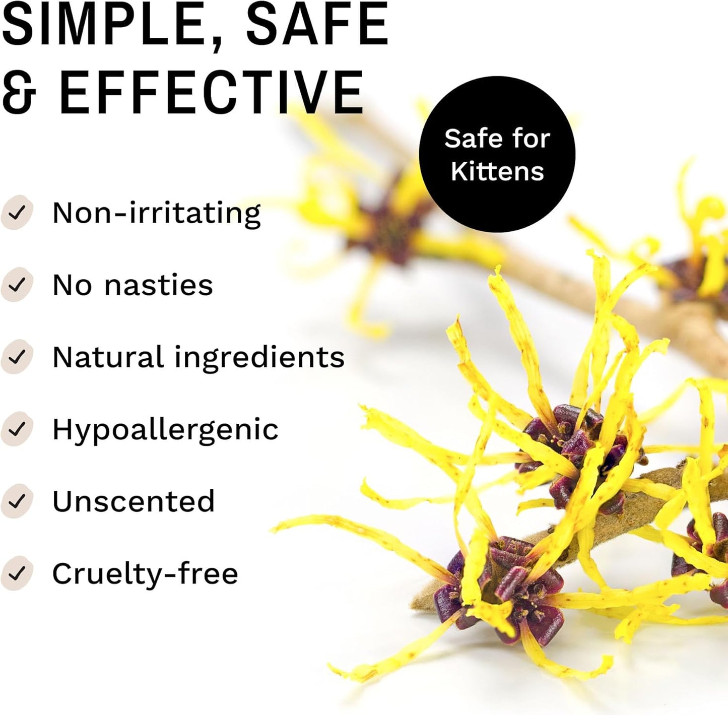 Eye Envy Tear Stain Wipes for CatS,100% Natural Formula,USA Made. 60 Wipes