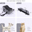 HOMKAI Dog Car for Dogs, Portable Pet Backpack with Safety Belt and Dual-Sided Mat
