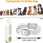 Dog Training Collar with Remote for Small Medium Large Dogs, Sound & Double Vibration Training Modes, IPX7 Waterproof Rechargeable Anti Bark Collar for Dogs Training, 1000FT Remote Range