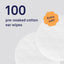 Petpost | Dog Ear Cleaner Wipes - Ultra Soft Cotton Pads in Coconut Oil Aloe Solution - Dog Ear Rinse & Cleanser 100 ct