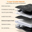 Dog Back Seat Cover Hard Bottom Truck Back Seats Protector, Large Backseat Extender for Dogs, Car