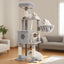 Heybly Cat Tree with Toy, 49.2 inch Cat Tower for Indoor Cats HCT200SW-1 |