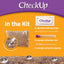 CheckUp at Home Wellness Test Kit for Cats | 2lb Hydrophobic Litter for Urine Collection, 2 Test Strips
