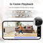 owltron Indoor Security Camera 2K, 360° Cameras for Home Security with Motion Detection, 2.4G WiFi for Baby/Pet/Nanny/Camara with Night Vision